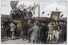 The Chartist Demonstration on Kennington Common, 1848, (1900). Artist: William Barnes Wollen.