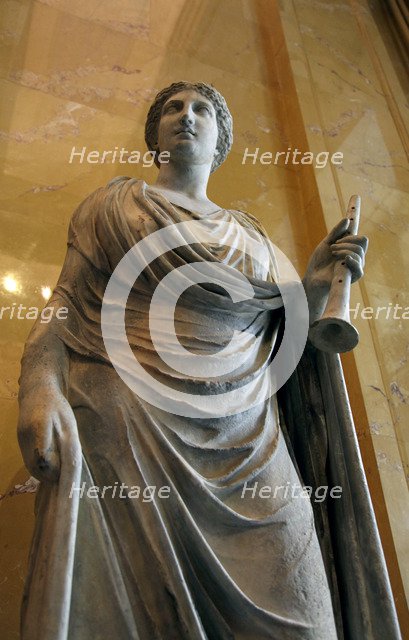 Statue of Euterpe, Muse of Poetry. Artist: Unknown