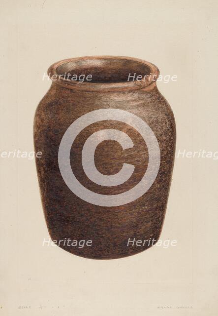 Preserving Jar, c. 1936. Creator: Frank Maurer.