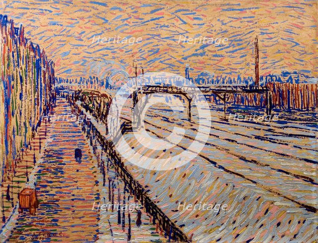 The Railway, 1910. Creator: Segal, Arthur (1875-1944).