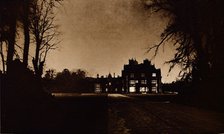 Sandringham House, Norfolk, on the night of King George V's death, 1936.  Artist: Unknown.