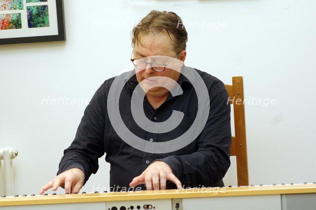 Christian Gutterleisch, Renato D’Aiello Trio, Clocktower Cafe Jazz Club, Croydon, London, 2024. Creator: Brian O'Connor.