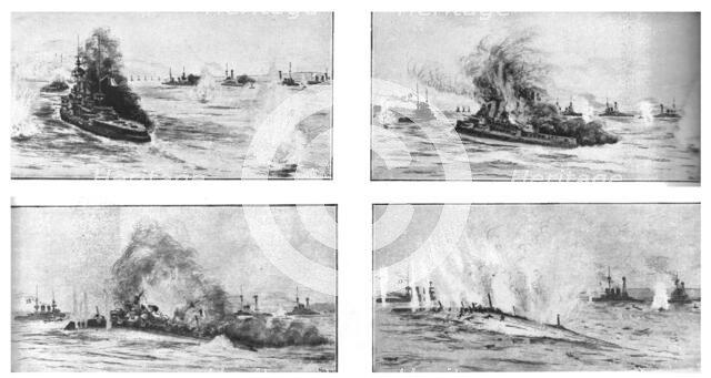 'L'expedition des Dardanelles, le tentative de enforcement..., 1915 (1924). Creator: Unknown.