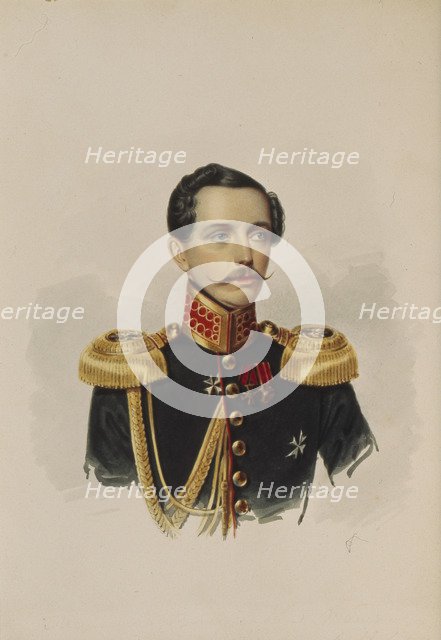 Portrait of Mikhail Vasilyevich Pashkov (1802-1863), 1838. Artist: Klünder, Alexander Ivanovich (1802-1875)