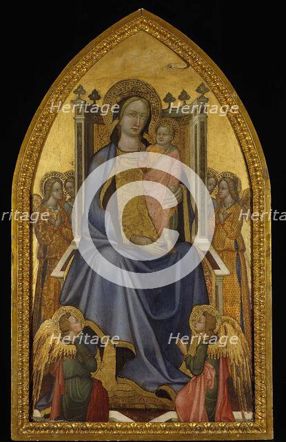 Madonna and Child enthroned, 1420-1440. Creator: Master of Borga alla Collina.