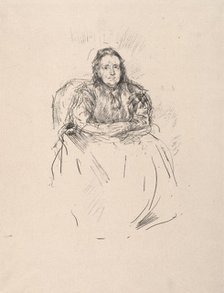 Portrait Study - Mrs. Phillip, 1896. Creator: James McNeill Whistler (American, 1834-1903).