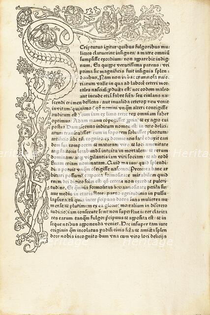 De Claris Mulieribus (Concerning Famous Women), 1473. Creators: Master of Boccaccio, Boccaccio.