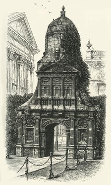 'The Gate of Honour, Caius College', c1870.