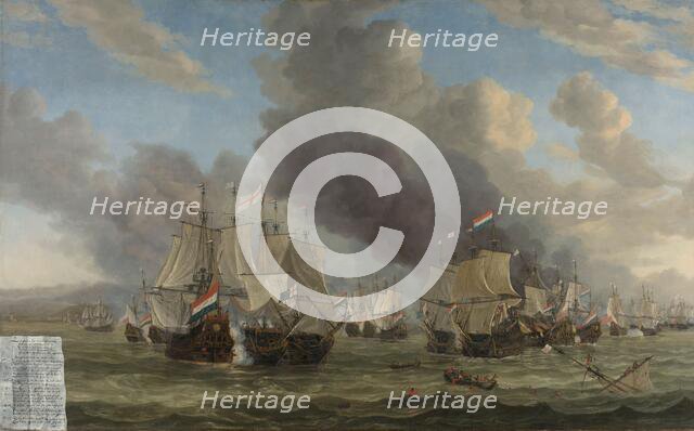 The Battle of Livorno, 1653-1664. Creator: Reinier Zeeman.