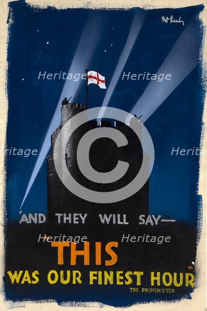 'And They Will Say - This Was Our Finest Hour', World War II poster, c1939-c1945. Creator: Patrick Keely.