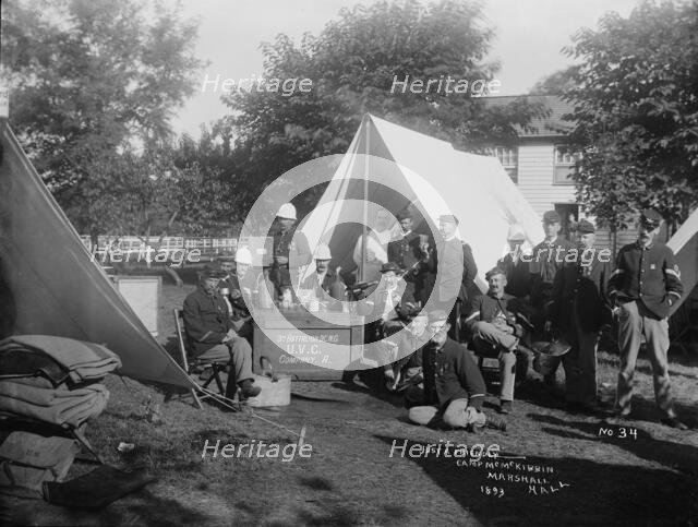 Just a friendly____, 1893. Creator: Unknown.