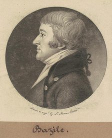 Bazile, 1801. Creator: Charles Balthazar Julien Févret de Saint-Mémin.