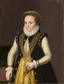 Portrait of an unknown noblewoman, 1575. Creator: Claeissens, Gillis (1526-1605).