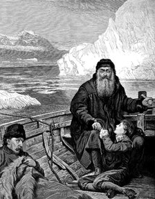 English navigator Henry Hudson (1550-1611) on his last voyage. Artist: Unknown