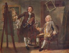 'Robert Walpole, First Earl of Orford, K.G., in the Studio of Francis Hayman, R.A.', c1748-1750, (19 Artist: Francis Hayman.