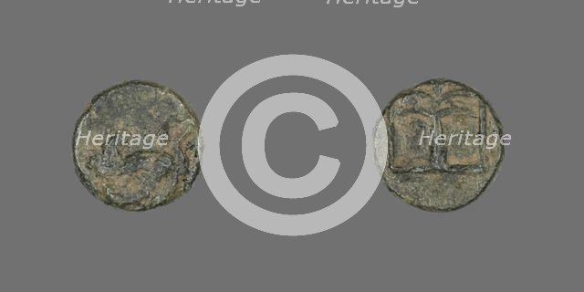 Coin Depicting Pegasus, 400-310 BCE. Creator: Unknown.