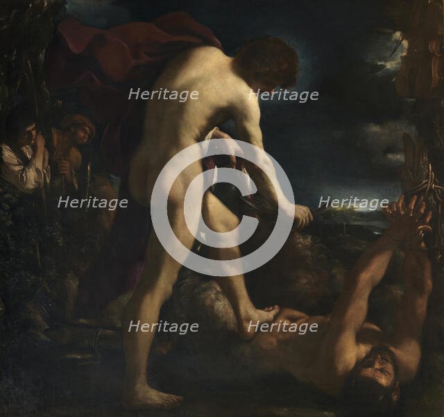 Apollo Flaying Marsyas, 1618. Creator: Guercino (1591-1666).