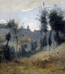 Canteleu, c.1872. Creator: Jean-Baptiste-Camille Corot.