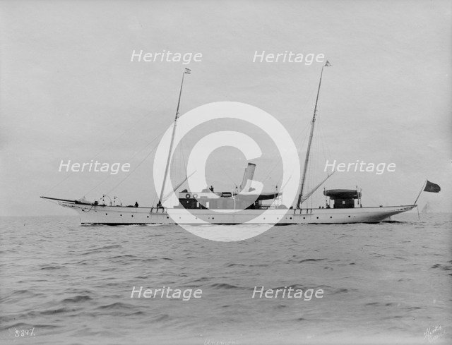 The steam yacht 'Anemone'. Creator: Kirk & Sons of Cowes.