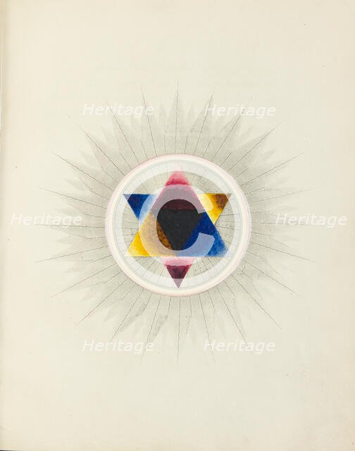 Diagram of the correlation of primary colours, 1817.  Creator: George Field.