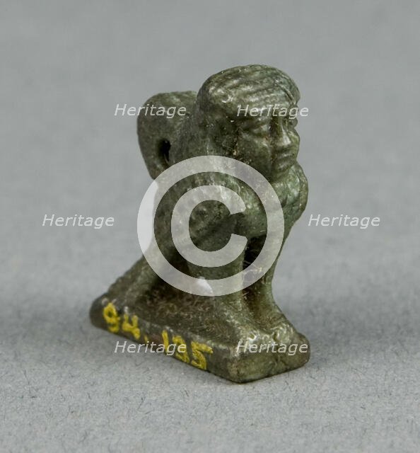 Amulet of a Human-headed Ba Bird, Egypt, Third Intermediate Period-Ptolemaic Period... Creator: Unknown.