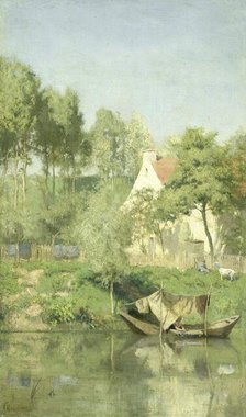 On the Oise, 1877. Creator: Coen Metzelaar.