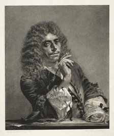 Portrait of the author Moliére (1622-1673), 1850. Creator: Menzel, Adolph Friedrich, von (1815-1905).