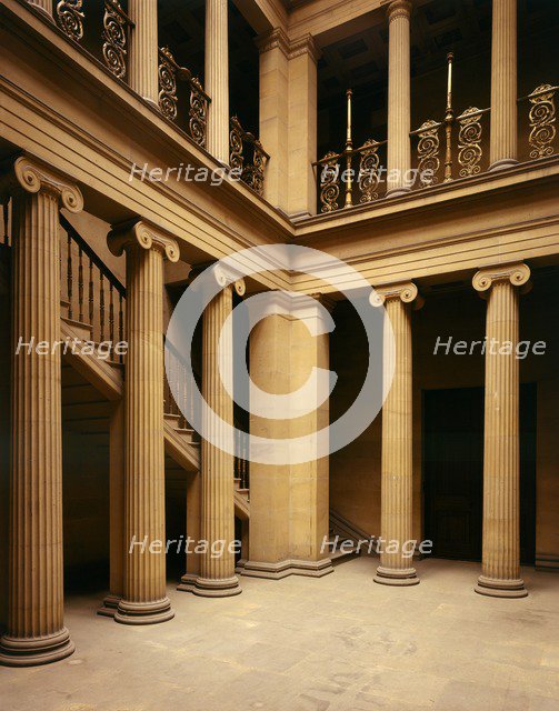 The Pillar Hall, Belsay Hall, Northumberland, c2000s(?). Artist: Unknown.