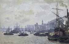 'The Thames at London', 1871. Artist: Claude Monet.
