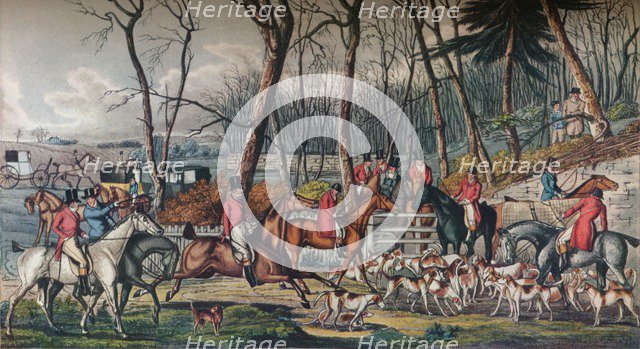 'Meeting at Cover', c1824. Artist: Unknown.