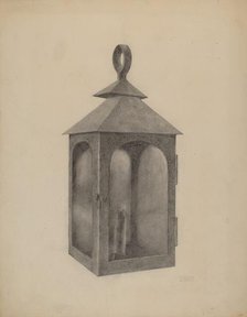 Lantern, 1935/1942. Creator: William Schmidt.