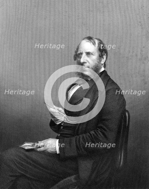 George Cruikshank (1792-1878). English caricaturist and book illustrator, late 19th century.Artist: DJ Pound