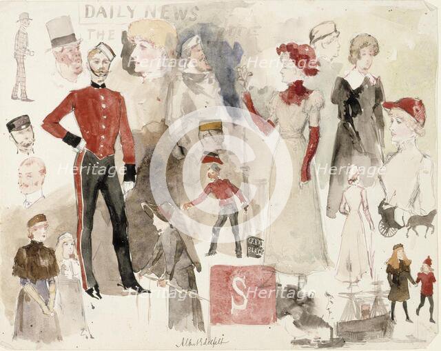 Personal exercises from England, c1890s. Creator: Albert Edelfelt.