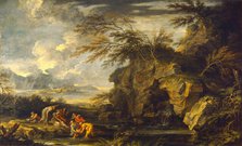 The Finding of Moses, c.between 1660 and 1665. Creator: Salvator Rosa.