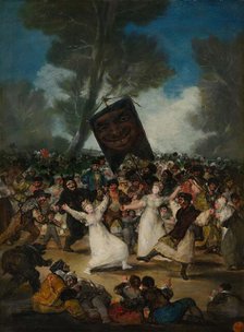 The Burial of the Sardine (El entierro de la sardina), 1814-1815. Creator: Goya, Francisco, de (1746-1828).