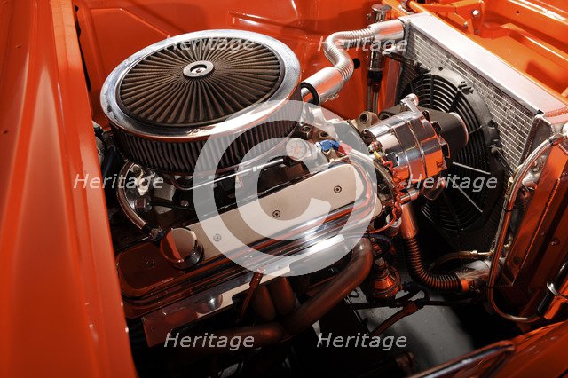 Chevrolet Model 3A Truck 1957. Artist: Simon Clay.