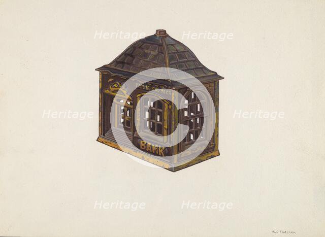 Home Savings bank, c. 1940. Creator: William O. Fletcher.