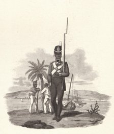 'A Private of the 5th West India Regiment', c1812 (1909). Artist: Joseph Constantine Stadler.