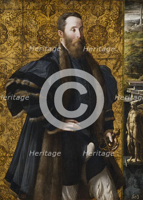 Portrait of Pier Maria Rossi di San Secondo. Artist: Parmigianino (1503-1540)
