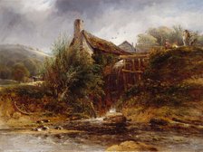 Old Water Mill, North Wales, 1830-1860. Creator: William Roberts.