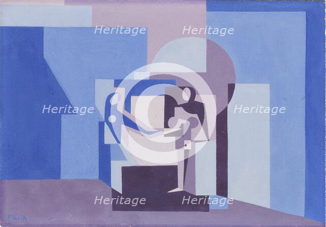 Untitled (Mechanical Love), 1927. Creator: Fillia, (Luigi Colombo) (1904-1936).