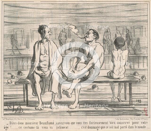 Dites donc, monsieur Beaufumé ..., 1858. Creator: Honore Daumier.
