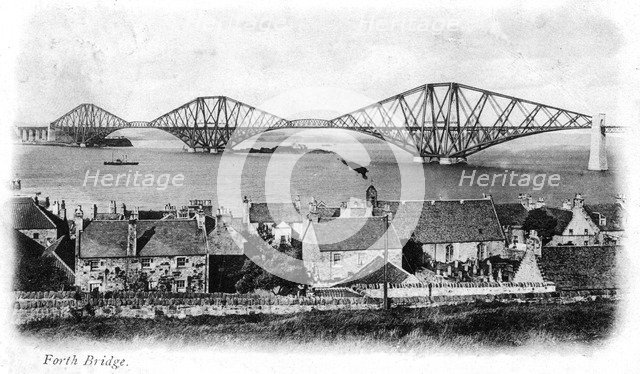 Forth Bridge, Scotland, 1902. Artist: Unknown