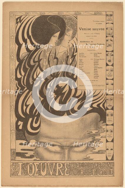 Venise sauvée (Venice Preserved), 1895. Creator: Jan Toorop.