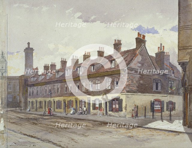 View of Old Pye Street, Westminster, London, 1883. Artist: John Crowther