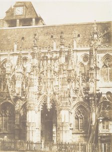 Portail de la Cathédrale de Louviers, 1852-54. Creator: Edmond Bacot.