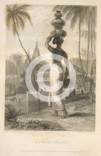 A Hindoo female, 1834-40. Creator: William Daniell.