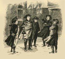 'During the winter months the scholars were sent out to sing in the streets', (1907). Creator: Unknown.