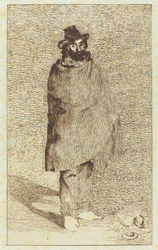 The Philosopher (Le philosophe), 1866. Creator: Edouard Manet.