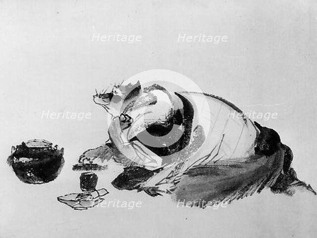 Badger, 19th century. Creator: Hokusai School.